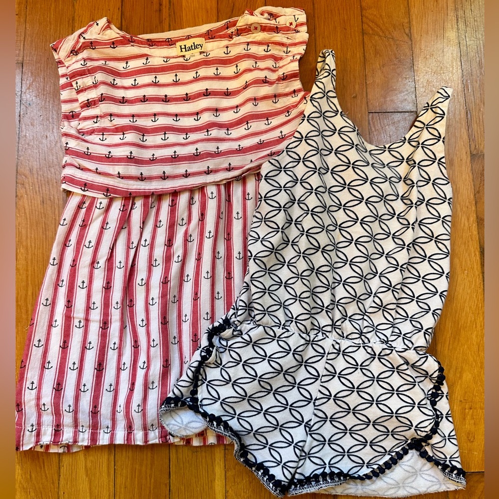 Hayley Girls, Dress and Romper, Size 3 Bundle